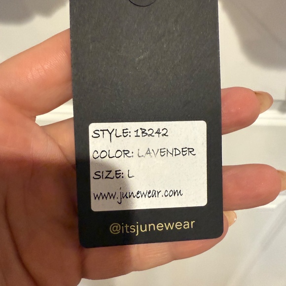 Lavender cotton moto jacket - large new with tags - Picture 4 of 4